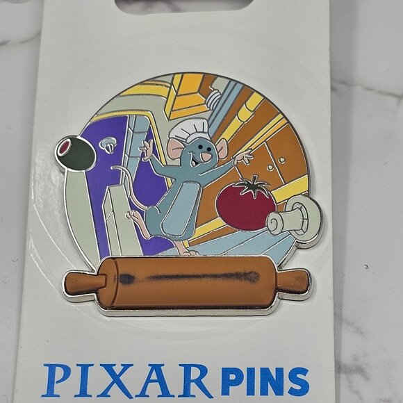 Disney 2024 Ratatouille Remy Adventure Rolling Pin Open Edition Pin - Picture 2 of 3